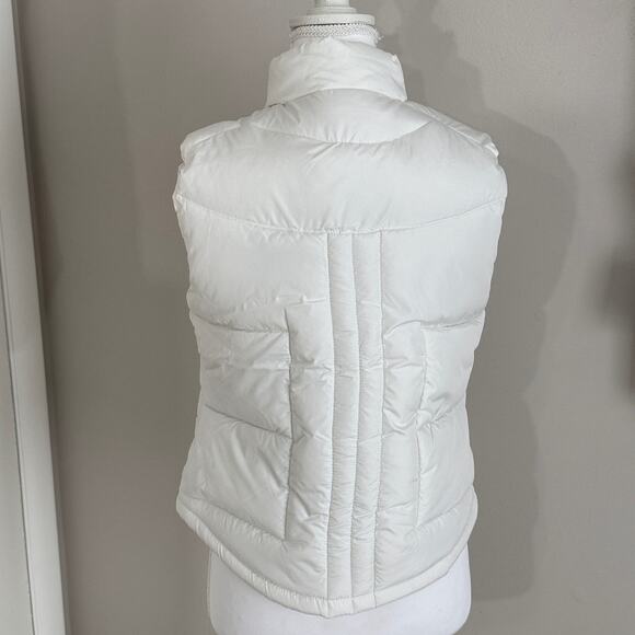 Arizona Jean Co White Quilted Puffer Vest NWT Medium - Picture 3 of 7